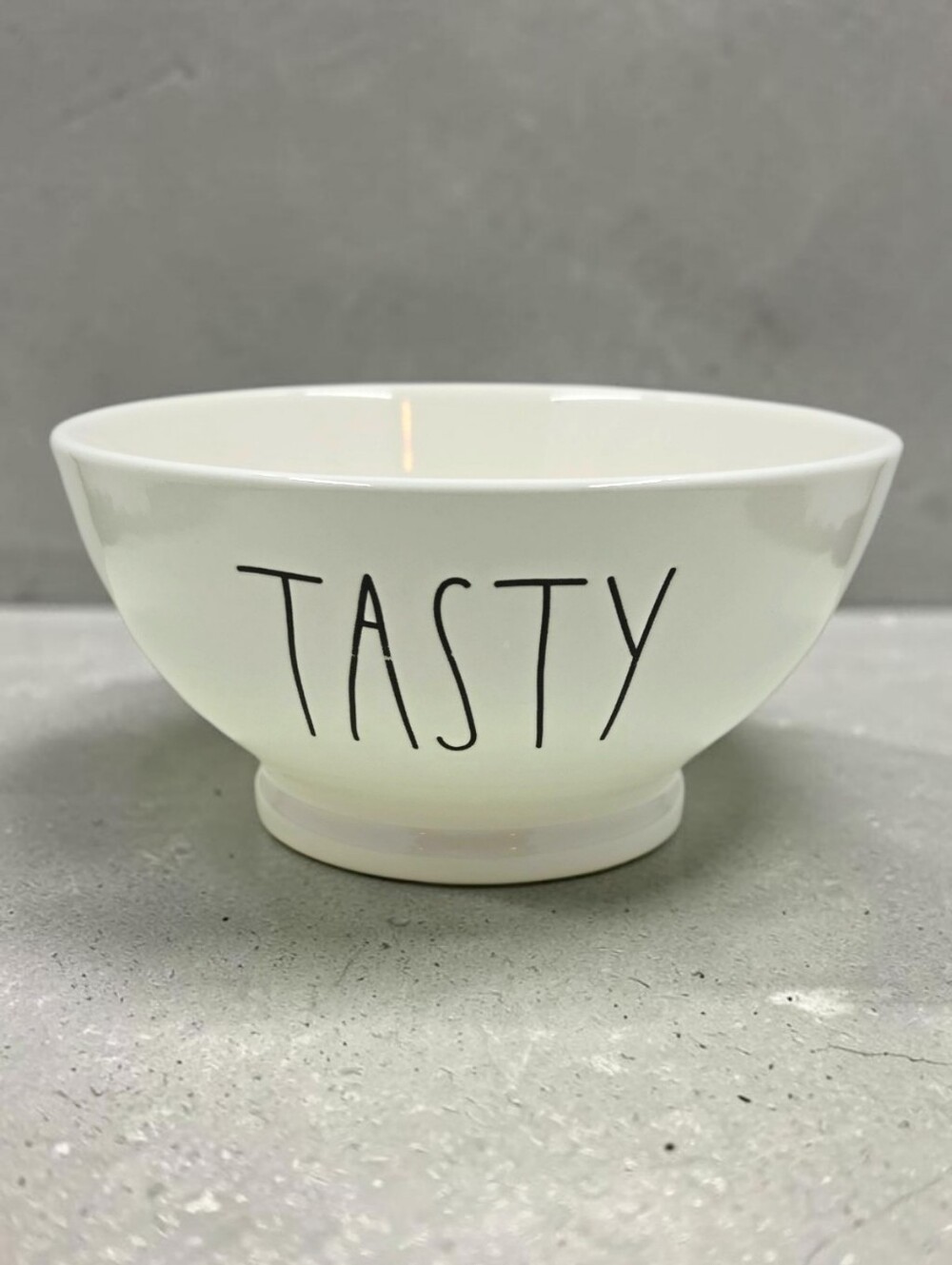 Magenta Rae Dunn TASTY All Purpose Ceramic Bowl Artisan Collection